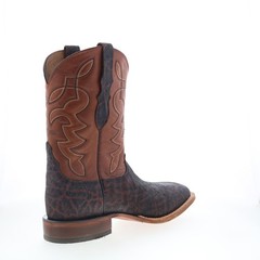 Tony Lama Maldor Square Toe Made In USA Mens Brown Narrow Boots