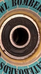 Powell Skateboards BowlBombers Wheels 64mm P.F. BONES Swiss Bearings