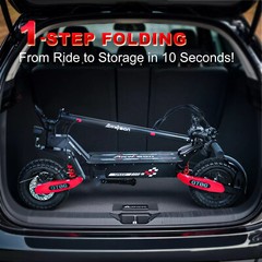 Electric Scooter for Adult 2400W Dual Motors 43Miles 40MPH Off-Road Scooter BQ