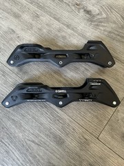 Powerslide Trinity Elite Casted AL 3×100 Inline Skate Frame 231mm – Black