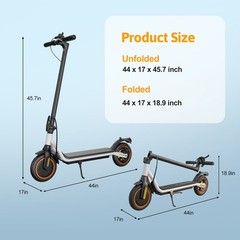 iScooter i9MAX Electric Scooter 21MPH 10Ah Latest Upgrades Foldable E-scooter
