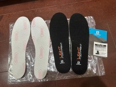 SALOMON LIGHT FOOTPRINT INSOLES + UNDER-SOLES MEDIUM (MENS SIZE 8-9) BRAND NEW