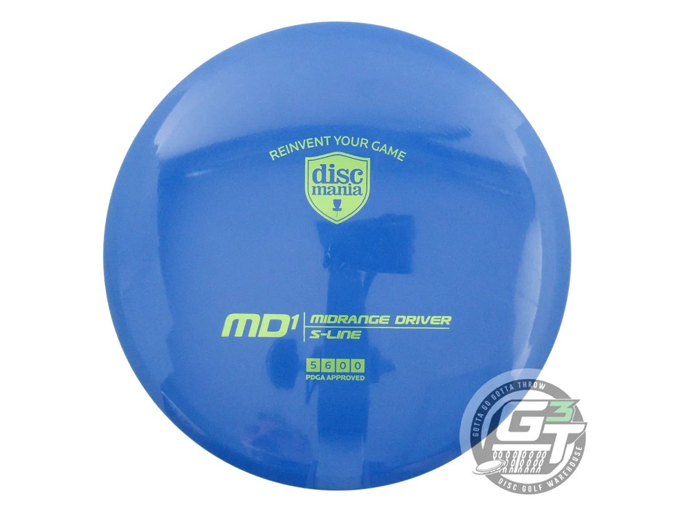 NEW DiscMania S-Line MD1 173g Blue Lime Foil Midrange Golf Disc