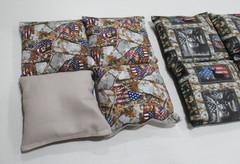 Unique Deer Hunting Camouflage patriotic CORNHOLE BAGS set of 8 top quality