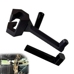 2Pcs Truck Headrest Bow Holder Archery Hunting Bow Hanger Bracket