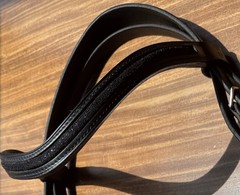 Otto Schumacher Horse Size (2) Black Bridle Swarovski Fabric Crystal Browband