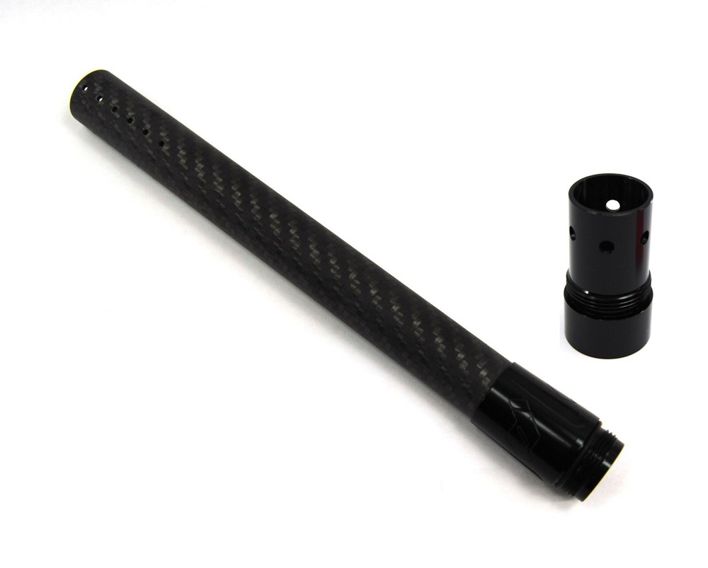 Deadlywind Fibur-X8 Paintball Barrel Autococker Thread 10″ 10 in Carbon Fiber