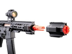 6mmProShop SAI Licensed GRY AR-15 Airsoft AEG Rifle (Black / 6.5″ / Gun Only)