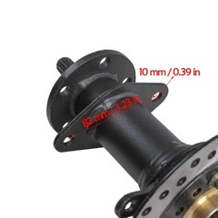 48V 1000W Differential Motor 30″Rear Axle Kit 13×5.00-6 Tire for Trike Golf Cart