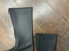 Boot Jacket by Equiparent Waterproof Riding Boot Covers Black Size S/Horse Show