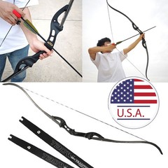 62″ Takedown Recurve Bow 25-60lbs F Interface American Hunting Shooting Archery