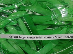 12 Ozark 4 1/2″ Left Wing Target Maxx Feathers Dozen Fletchings, Vanes 4.5 inch