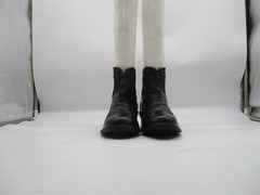 Ovation Quantum Black Leather Zip Paddock Boots Little Kids Size 1