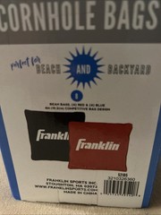 Franklin Sports 4″ Replacement Cornhole Bean Bags 4-Red & 4 Blue Bags NEW in Box