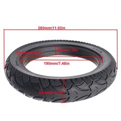 1/2X 12inch 12 1/2×2 1/4 (57-203) Solid Tire For Electric Bicycle e-Bike Wheel
