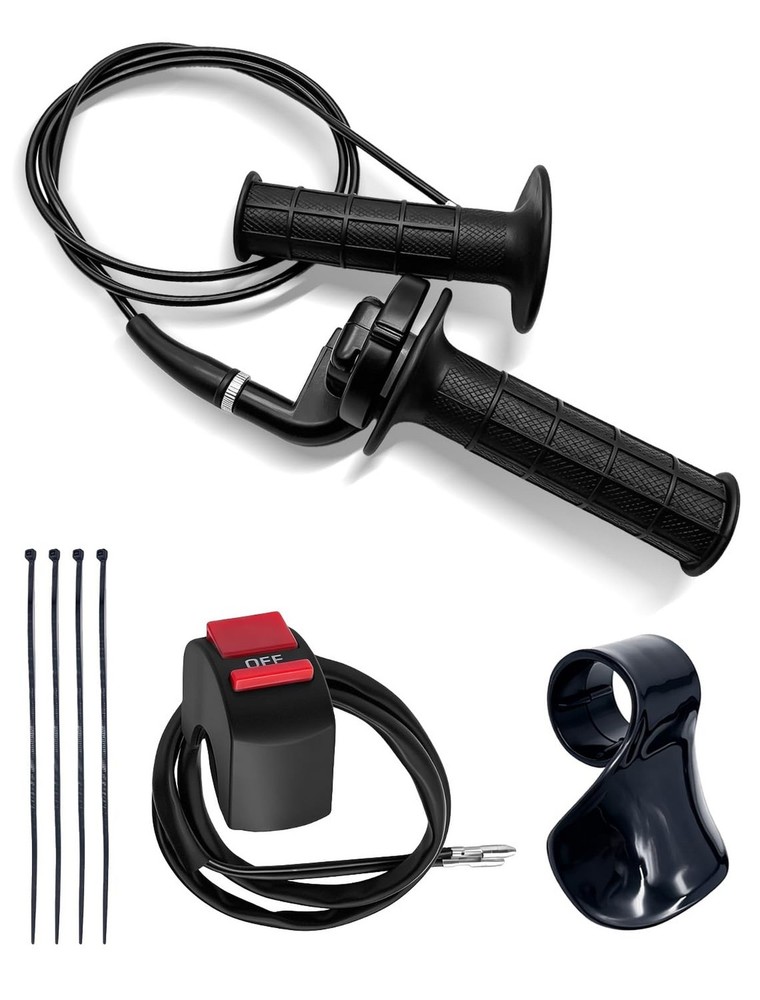 Throttle Assembly with Cable 7/8″ Twist Throttle Handle Grip Kit | Universal …