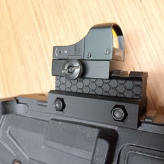 Airsoft Riser Picatinny Rail Mount , 60mm Length , ABS Plastic