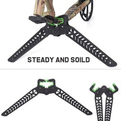 Archery Bow Stands Compound Bow Jack Kick Stand Shooting Holder Rack 3D Shoot