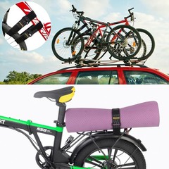 Elastic Cinch Straps with Anti-Slip Strips – 18”x2” (4 Pack) for Secure Storage