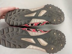 Asics Gun Lap Mens 13 G508Y Cross Freak 2 Black Fiery Red Gray No Spikes Track