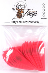 2.5″ Vanes Tonys All New Super Wave Archery Vanes Pink 50PK TNYSWV3343D