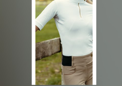 A TISS B- New, Amazon short sleeve shirt, white, Medium, MSRP $199