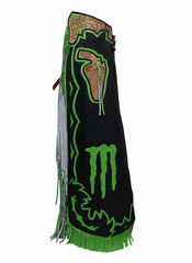 Custom Bull Riding Chaps for Kids and Adults – Pro Rodeo Chaps with Leather Tool
