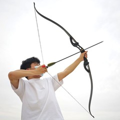 62″ F Interface Recurve Bow Aluminum Takedown Riser 25-60lbs Archery Hunting US