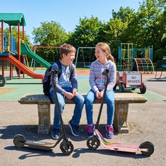 Kids Electric Scooter HC01 250W Pink 9MPH 10-15 Mile Range Ages 8+
