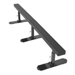 6ft Flat Bar Skate Rail Adjustable Skateboard Ramp Grind Rail For BMX & Scooters