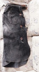 H.H. Heiser Maker Denver 660 30 Black Leather Western Full Chaps