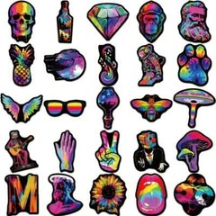 50 Cool Rainbow Graffiti Stickers for Laptop/Water Bottle/Phone Case