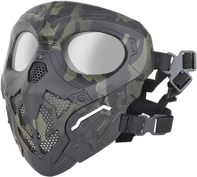 Airsoft Full Face Lurker Mask Paintball Protection Halloween Cosplay Costume BCP