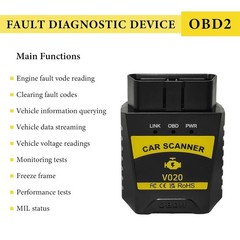 OBD2 Scanner Bluetooth Car Code Reader Check Engine Light Diagnostic Tool
