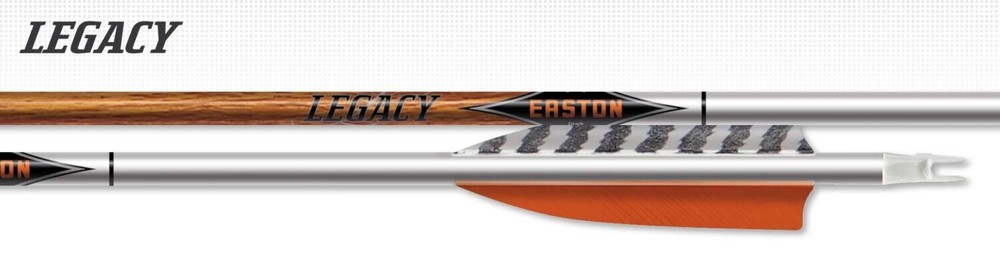 Easton Carbon Legacy 340 feather fletched DOZEN