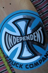 DOGTOWN Blank INDEPENDENT Sticker OG 10 x 31in. 1980’s Vintage SKATEBOARD DECK