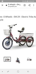Ewheels E wheels EW-29 Electric Trike Upgraded 48v Charger 48 volt