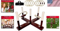 All-Weather Rustic Ring Toss Game – Durable and Portable for Outdoor Adventures