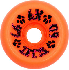 Dogtown K-9 Skateboard Wheels 60mm x 97a – Neon Orange (Set of 4)
