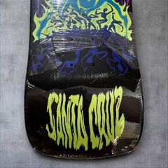 Santa Cruz Tom Knox Firepit Glow In The Dark Skateboard Deck