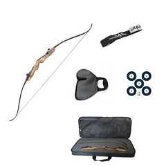SAS Sage Premier 62″ Takedown Recurve Bow Combo Package with Case, Armguard