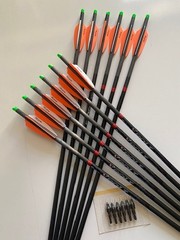 CROSSBOW BOLTS 1 Dozen Victory Archery 20″ FREE MEATSEEKER BROADHADS