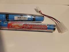 Tenergy NiMH 9.6V 1600mAh Nunchuck Rechargeable Battery Pack