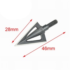 6/12pcs 100Grain Broadheads 3 Blade Hunting Archery Arrow Heads Points Tips