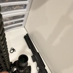 G-Spec Pump Action Airsoft Rifle w/ Scope and shot gun