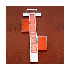 32in High-Level Starting Blocks 6 Angle Adjustable Pedals Aluminum Running Tr…