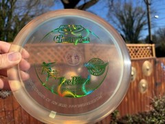 2013 Champion Teebird Disc Golf Innova Brinster Jolly Launcher ICE Rare #1713