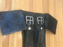 G. Kieffer Black Leather Dressage Short Girth 24″ 60cm Made In Germany