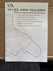 Classic Army M133 Mini Vulcan Revolving Machine Gun Multi-Barrel Airsoft AEG