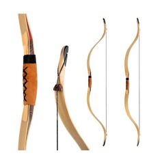 Deerseeker Archery 52″ Exotic Recurve Bow Traditional Longbow Laminated Ambid…